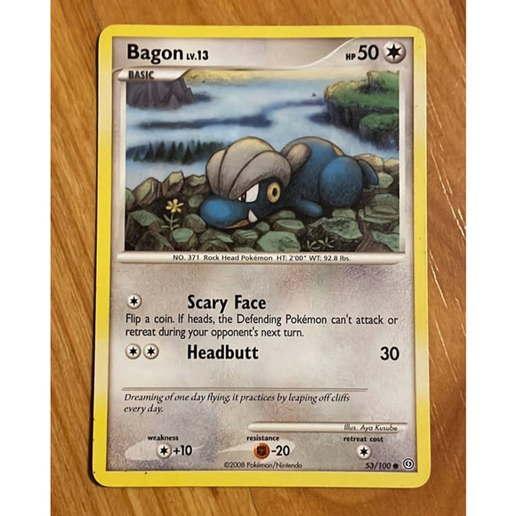 Bagon Pokemon Card - Picture 1 of 2
